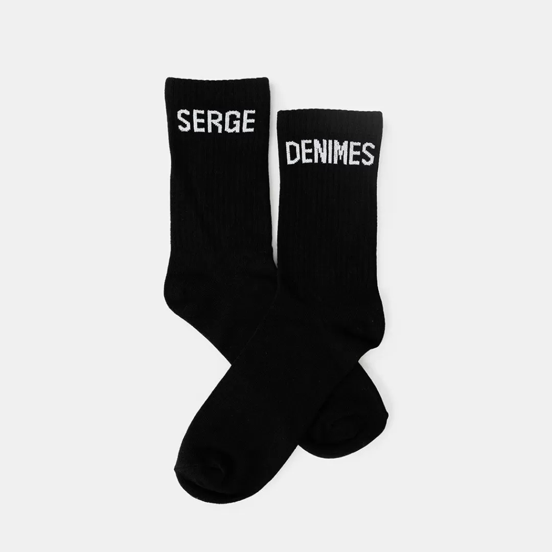 Serge DeNimes ACCESSORIES<Black Socks