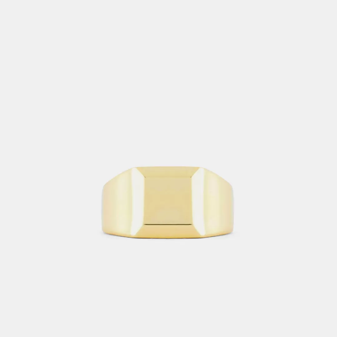 Serge DeNimes Gold Rings<Block Ring