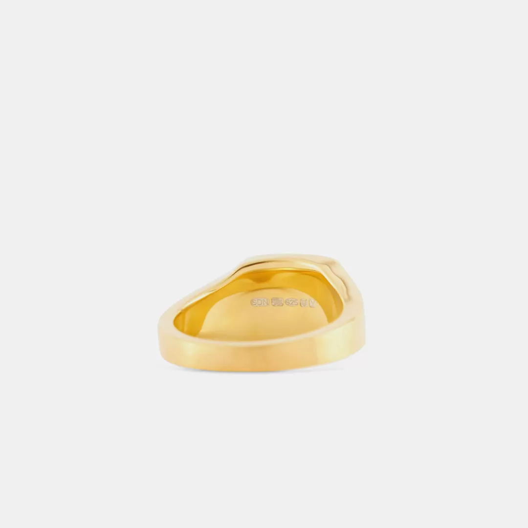 Serge DeNimes Gold Rings<Brushed Cushion Ring