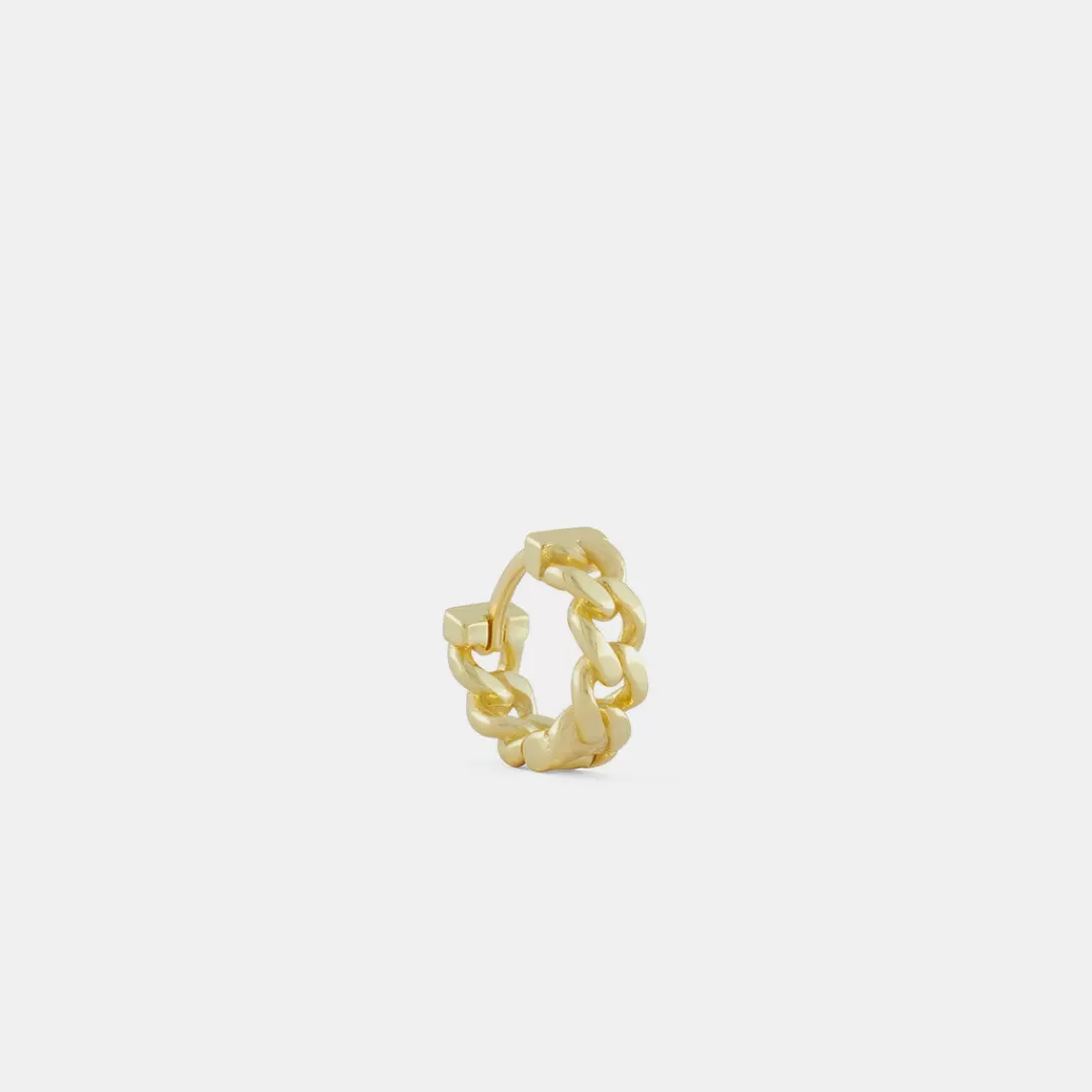 Serge DeNimes Gold Earrings<Cuban Link Earring