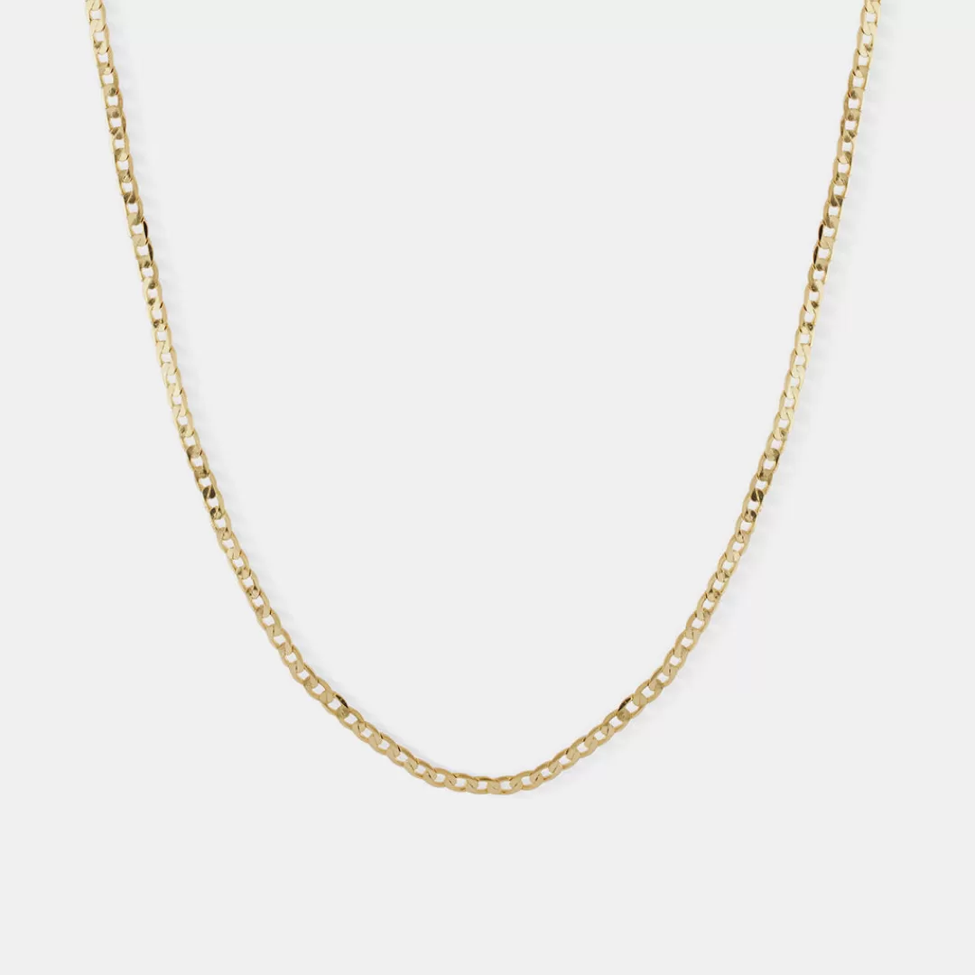 Serge DeNimes Gold Necklaces<Flat Cuban Chain