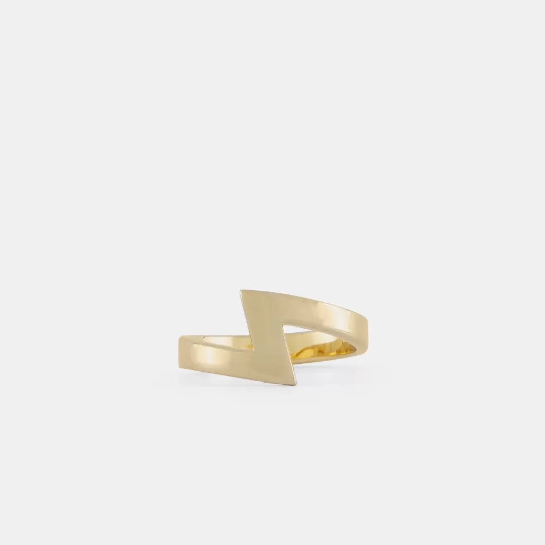 Serge DeNimes Gold Rings<Lightning Bolt Ring