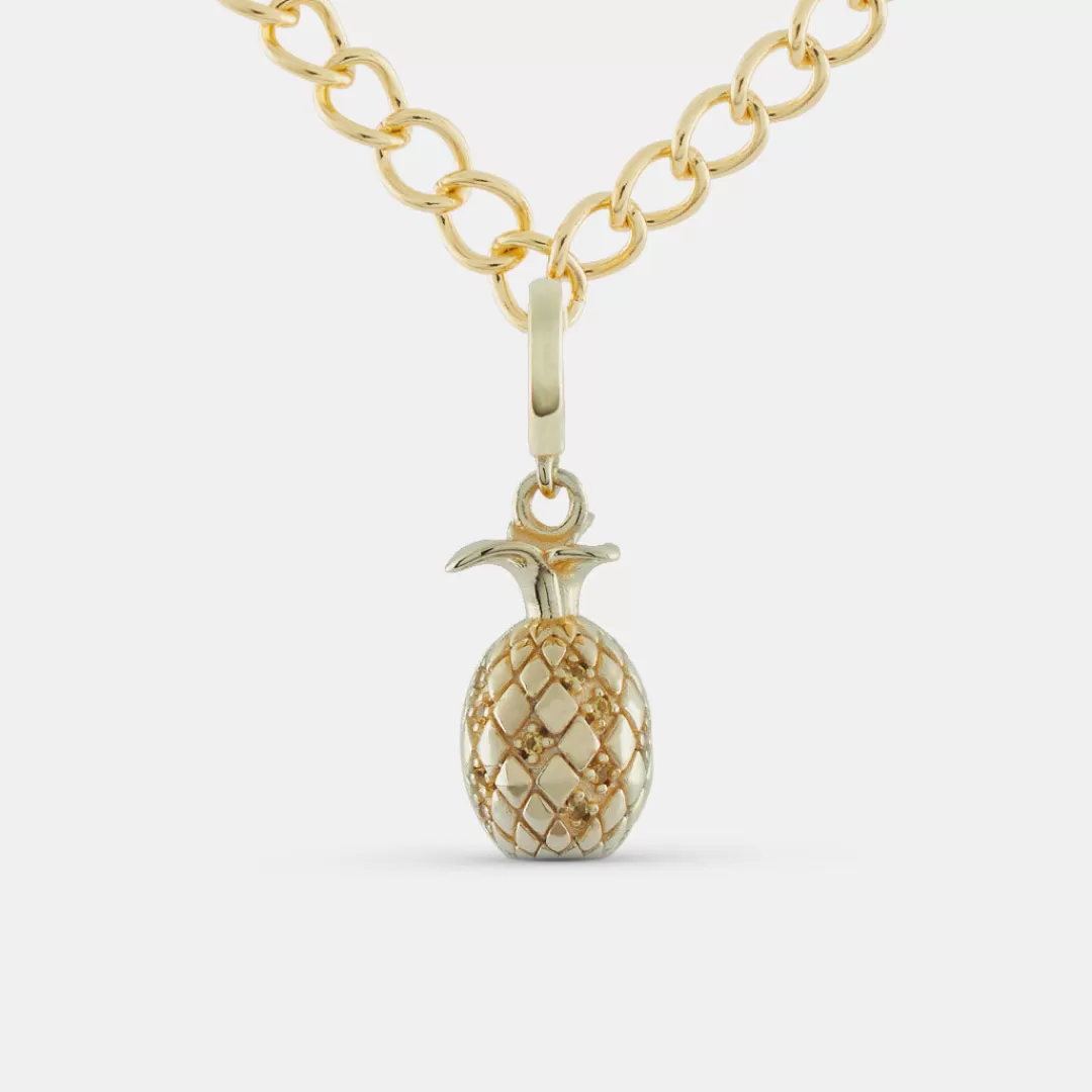 Serge DeNimes Stone Pendants | Gold Pendants<Pineapple Pendant