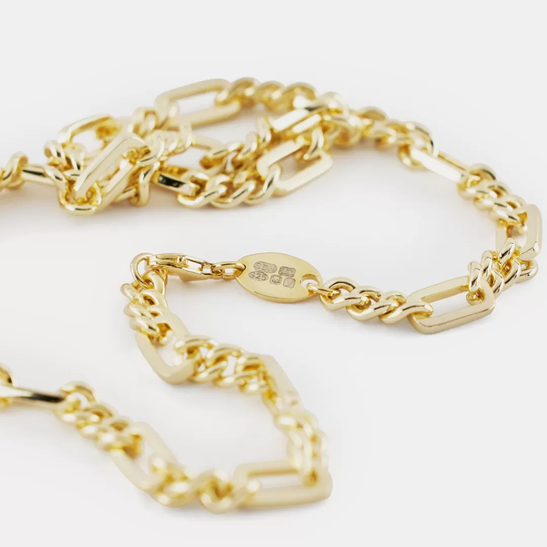 Serge DeNimes Gold Necklaces<Track Chain Necklace