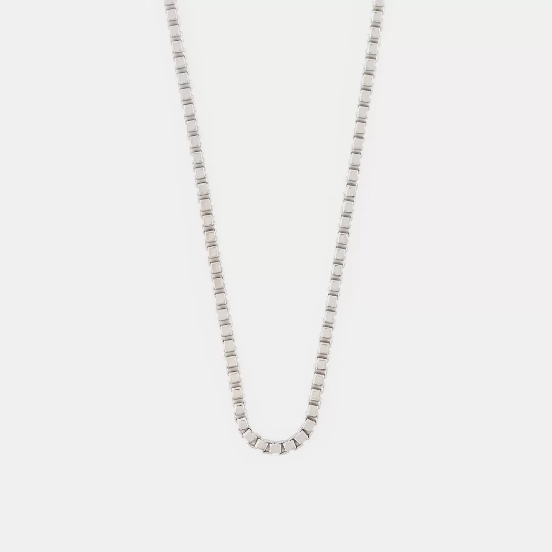 Serge DeNimes Neck Chains | Silver Necklaces<Box Chain Necklace