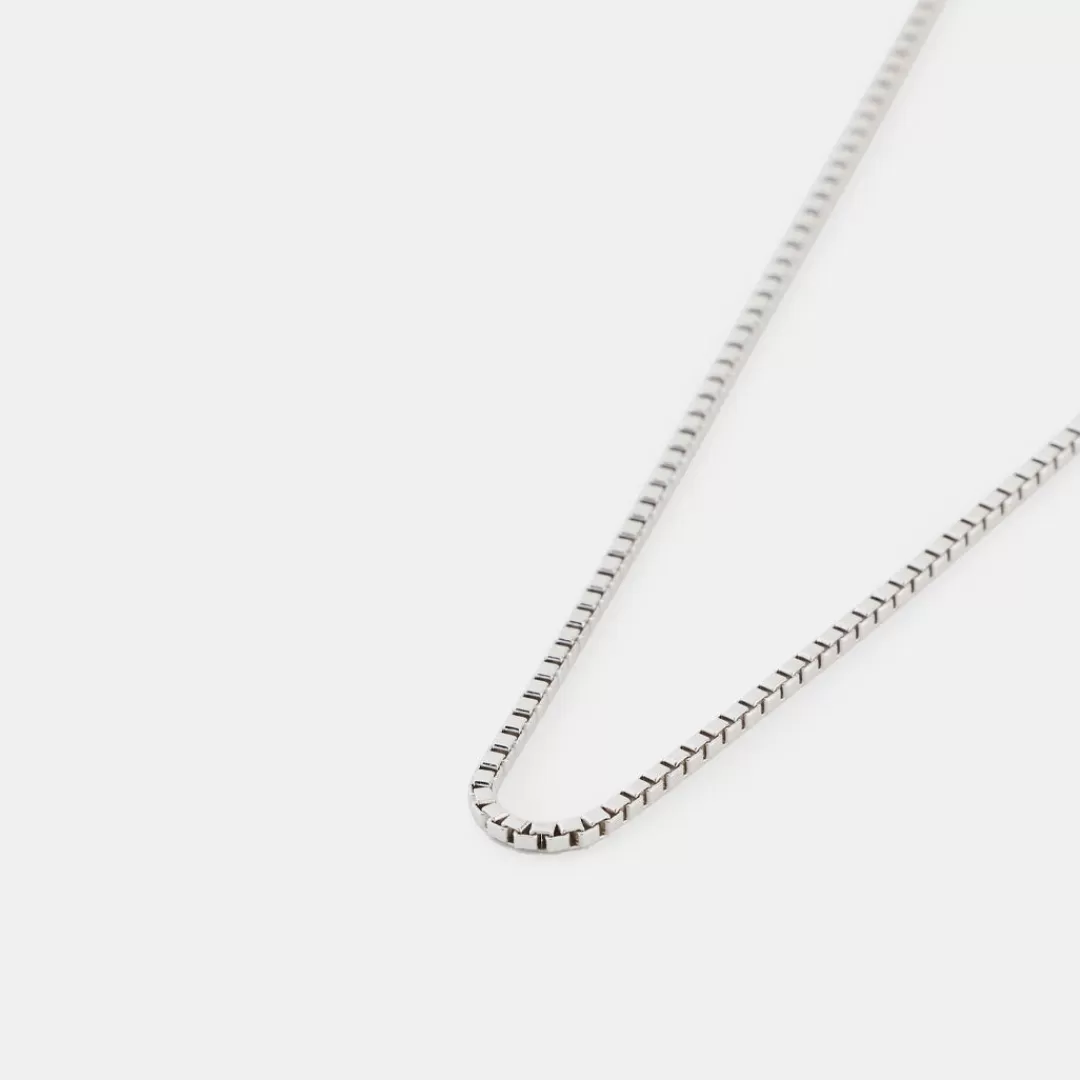 Serge DeNimes Neck Chains | Silver Necklaces<Box Chain Necklace