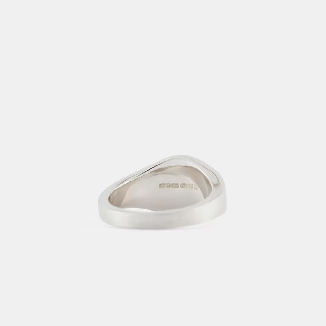 Serge DeNimes Silver Rings<Brushed Round Ring