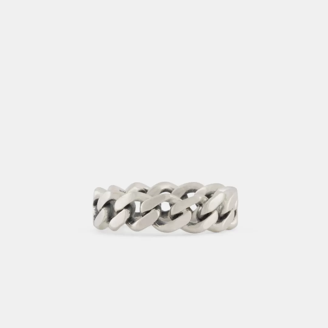 Serge DeNimes Silver Rings<Cuban Link Ring