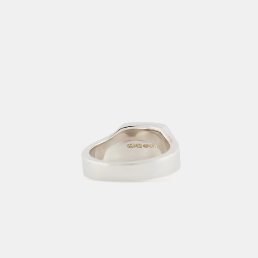 Serge DeNimes Silver Rings<Cushion Mother of Pearl Ring