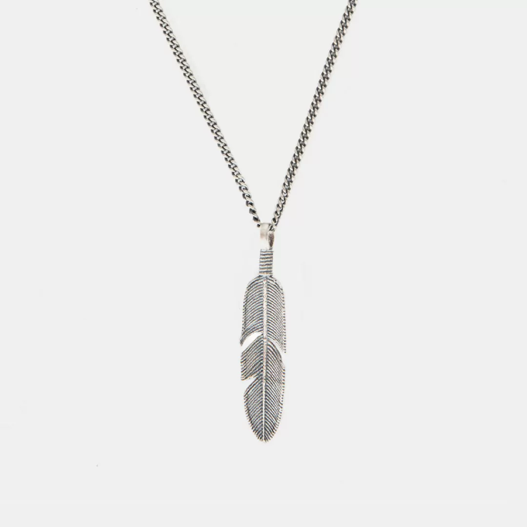 Serge DeNimes Silver Necklaces<Ethereal Feather Necklace