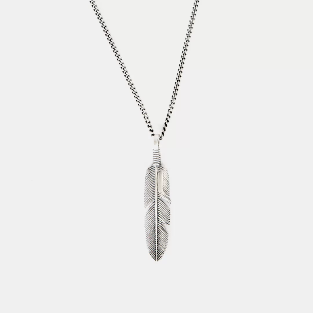 Serge DeNimes Silver Necklaces<Ethereal Feather Necklace