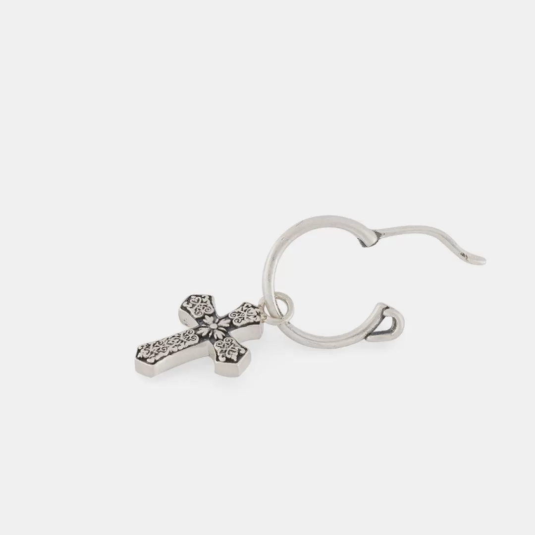 Serge DeNimes Pendant Earrings | Silver Earrings<Gothic Cross Earring