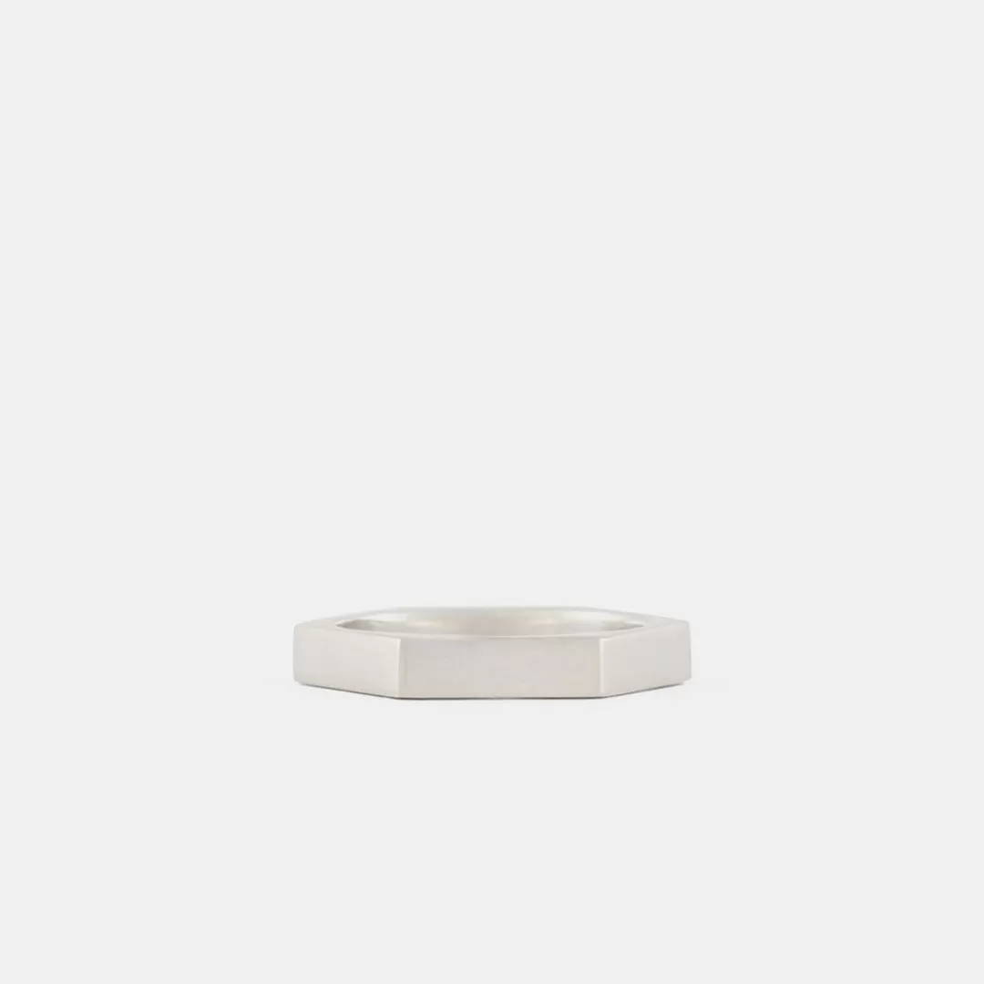 Serge DeNimes Stacking Rings | Silver Rings<Hex Ring