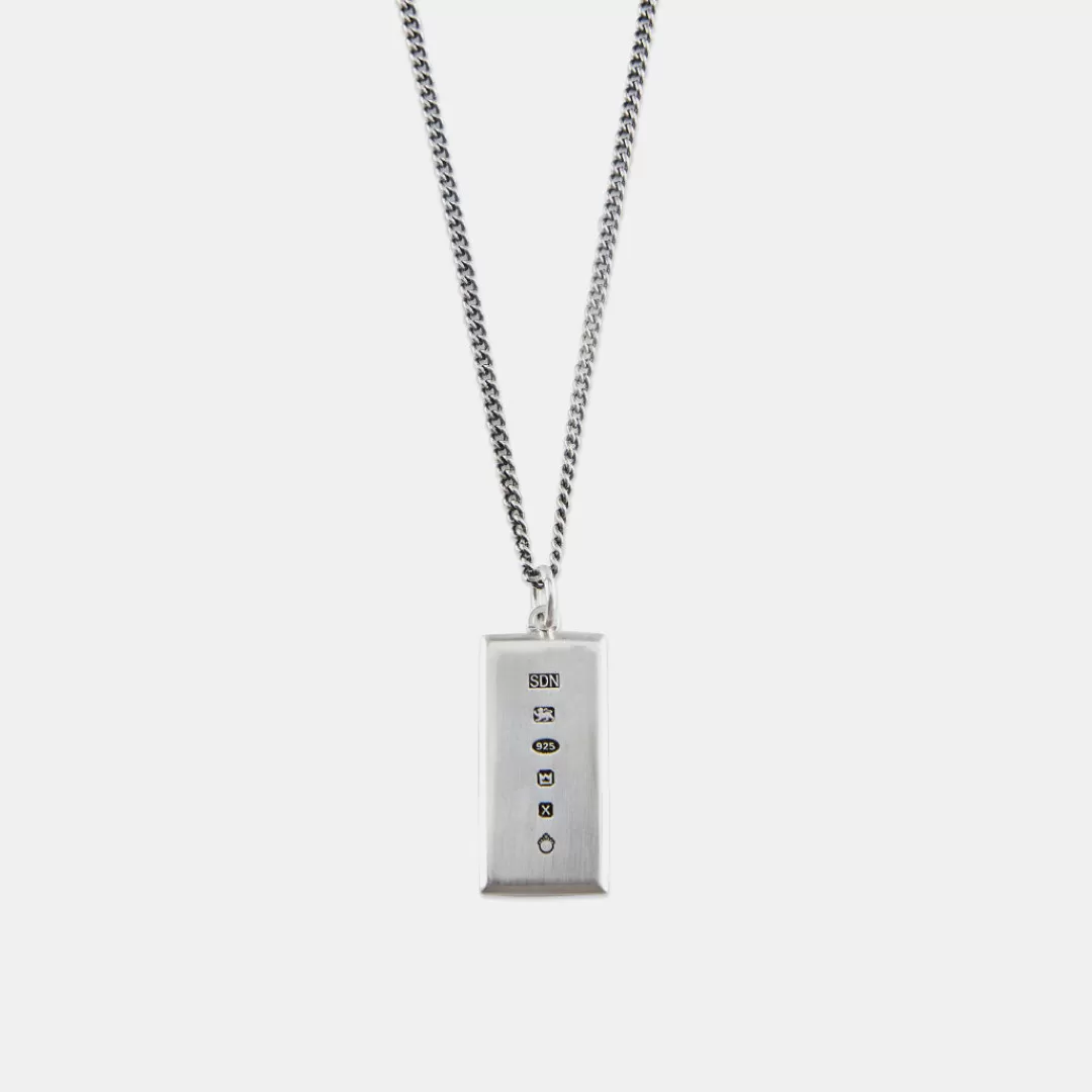 Serge DeNimes Silver Necklaces<Ingot Pendant Necklace