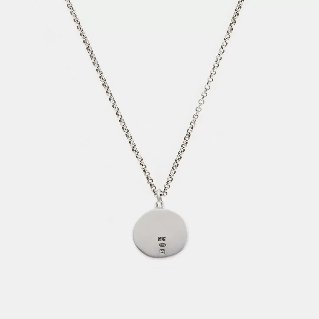 Serge DeNimes Silver Necklaces<Minimal Hallmark Necklace