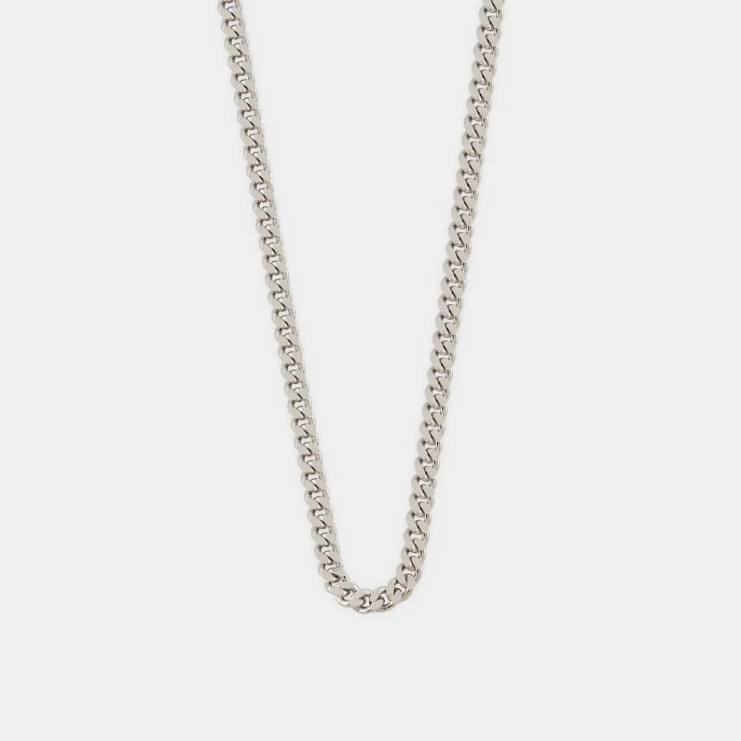 Serge DeNimes Neck Chains | Silver Necklaces<Rhodium Diamond Cut Chain