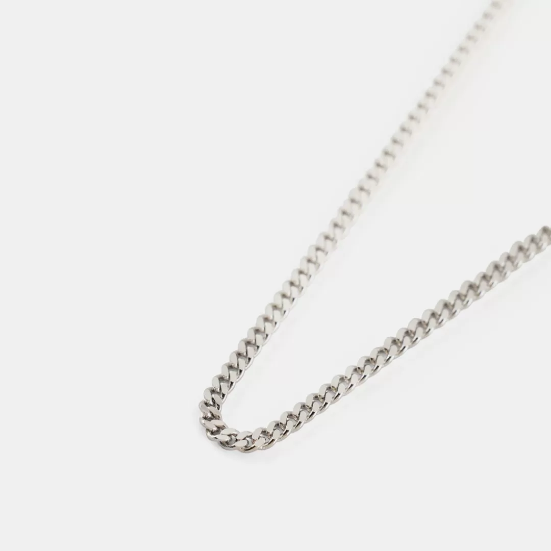 Serge DeNimes Neck Chains | Silver Necklaces<Rhodium Diamond Cut Chain