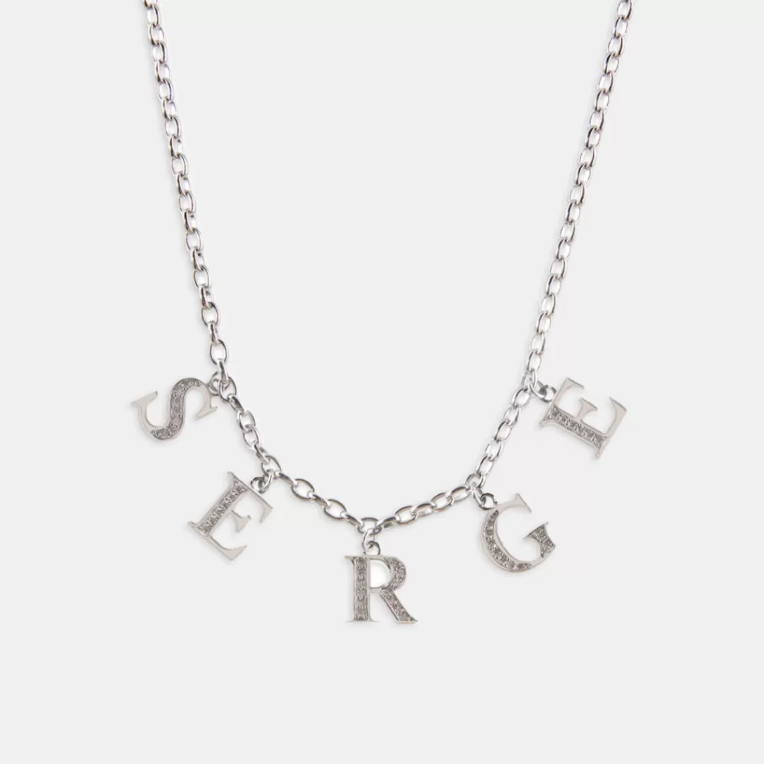 Serge DeNimes Silver Necklaces | Stone Rings<Serge Alphabet Gem Necklace