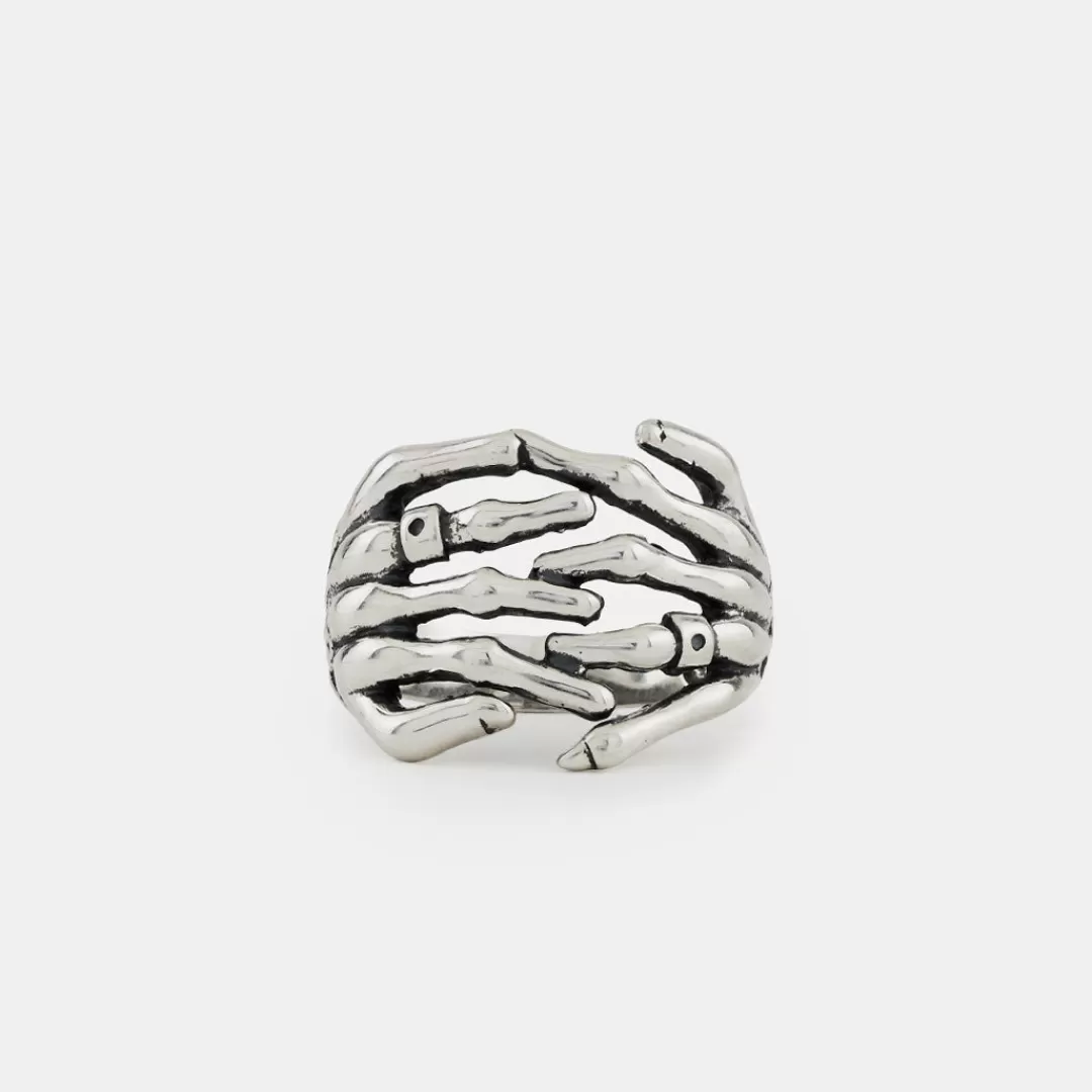 Serge DeNimes Statement Rings | Silver Rings<Skeleton Hands Ring