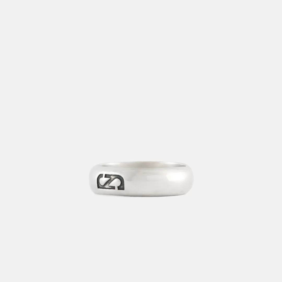 Serge DeNimes Silver Rings<Trademark Band Ring